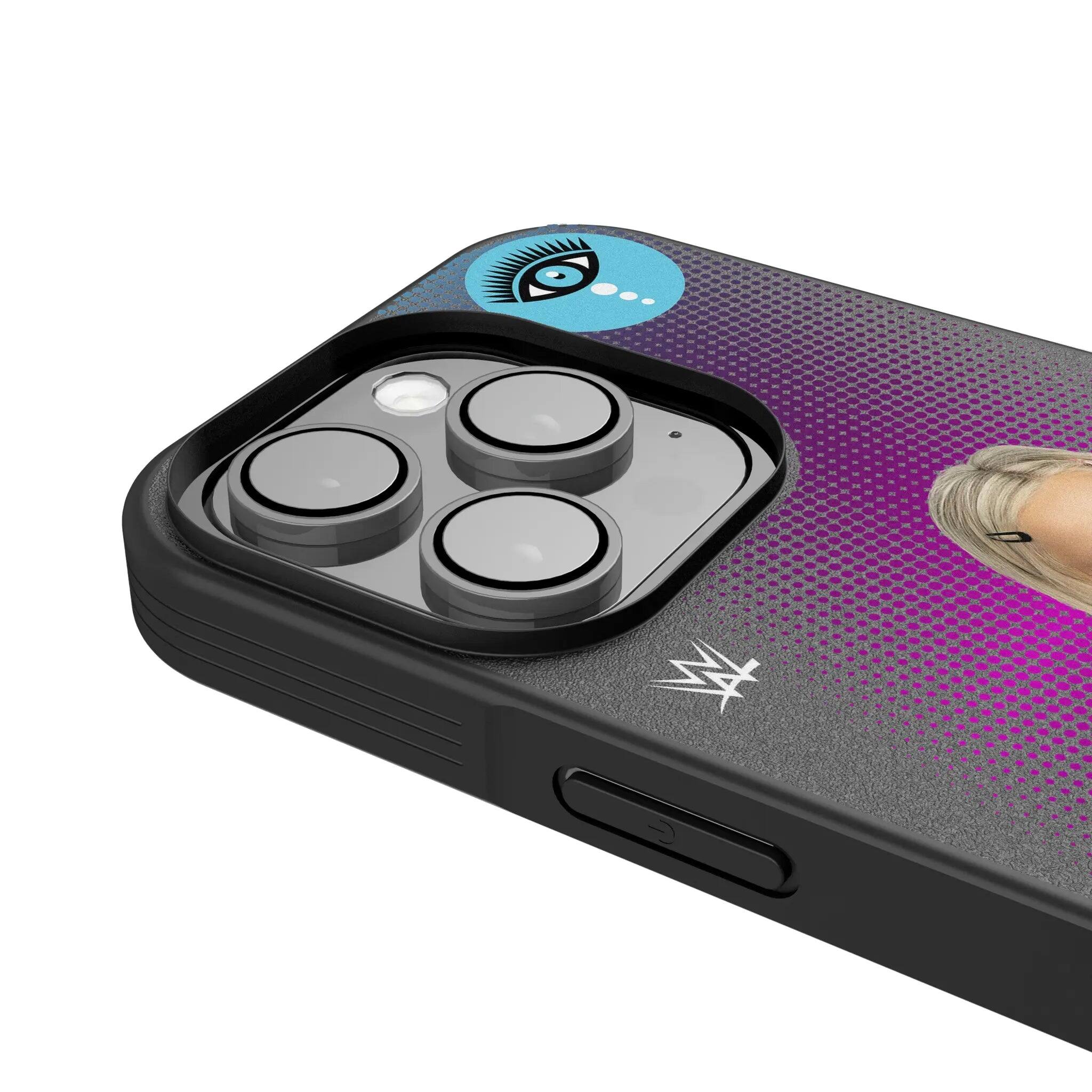 Left. Keyscaper - WWE Superstar Bump Phone Case - Apple iPhone 15 Pro Max - Liv Morgan.