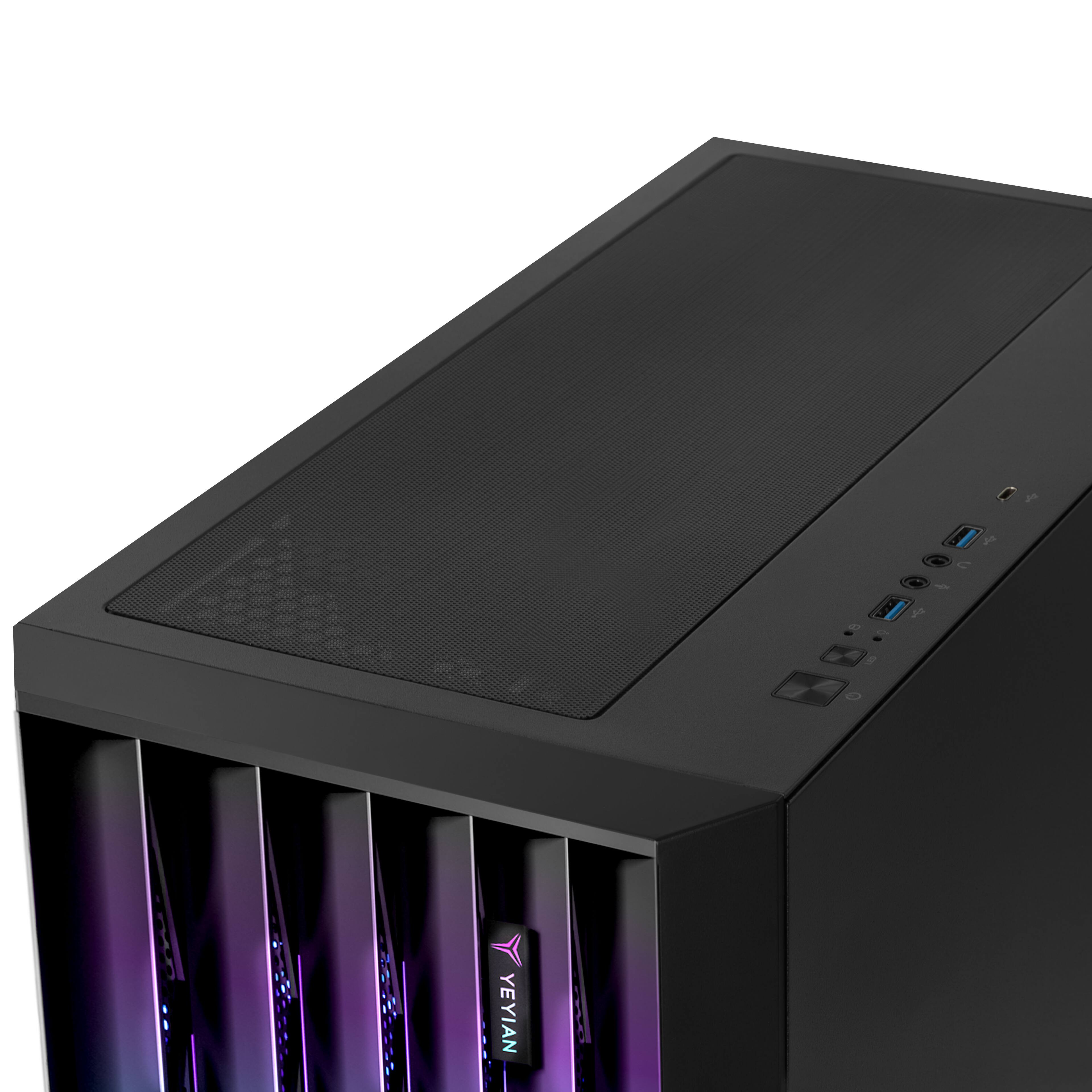 Alt View 2. YEYIAN - Yeyian - Phoenix Gaming PC - Ryzen 7 9800X3D - NVIDIA Geforce RTX 4070 Ti Super - 32GB DDR5 - 2TB NVMe SSD.