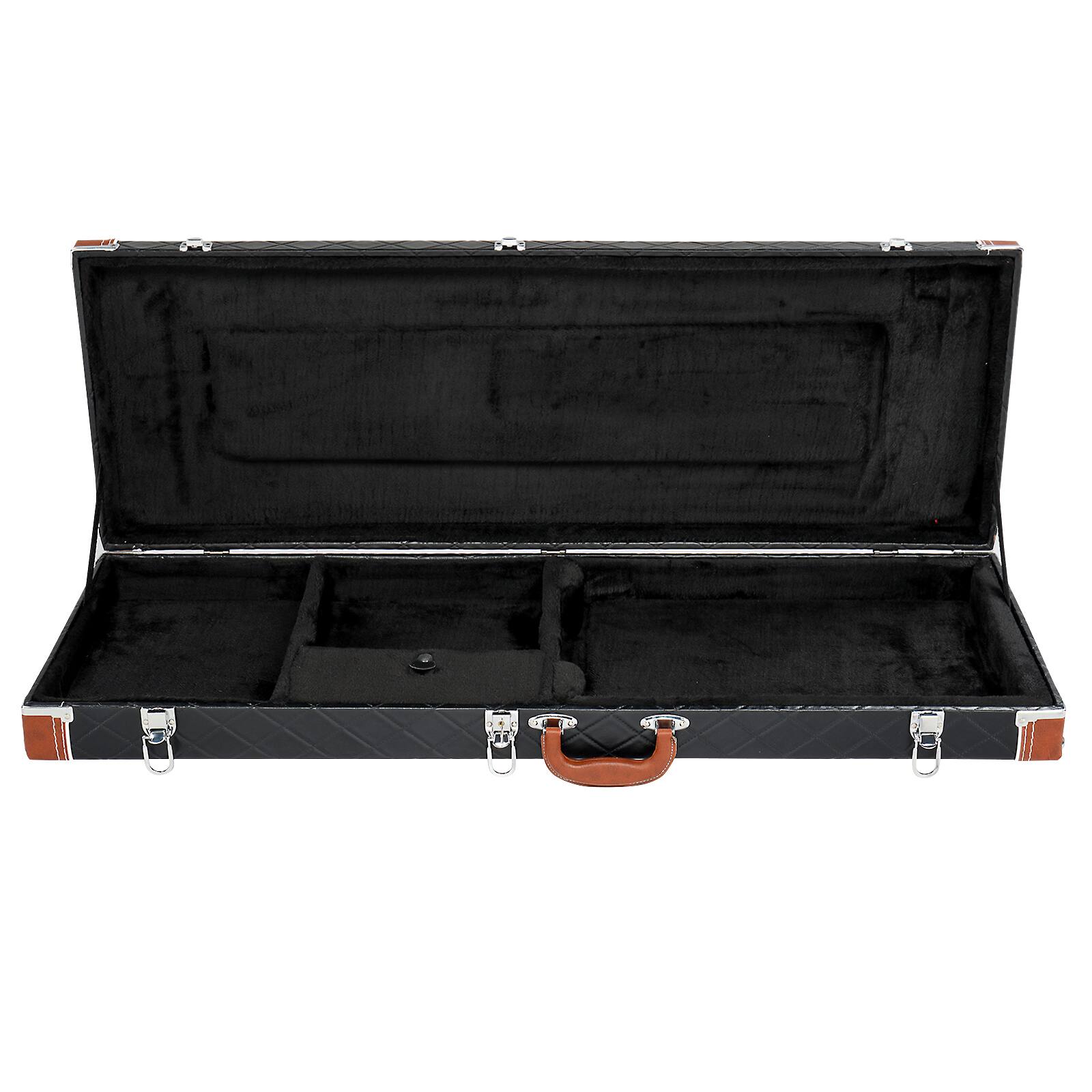 Alt View 1. Winado - KST Electric Guitar Hard Case, Rectangle Wooden Standard 39-Inch Electric Guitars Hard-Shell Protective Case.
