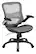 Angle. Office Star Products - Mesh Seat and Back Manager’s Chair - Gray.