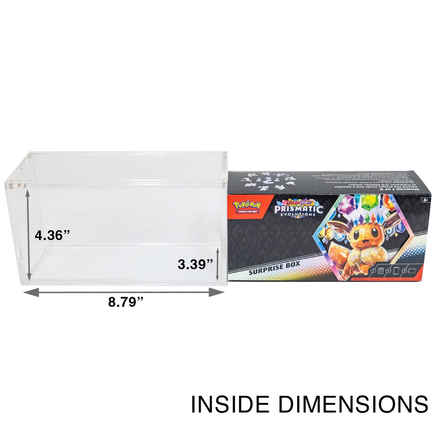 Platinum Protectors Premium Acrylic Display Case for Pokemon Surprise ...