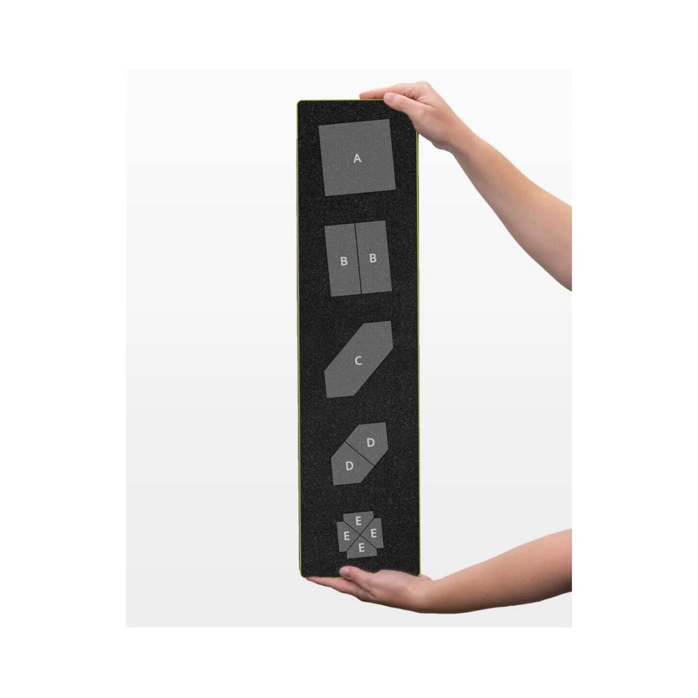 Alt View 2. AccuQuilt - GO! Cross Roads-9 Finished Die - Multicolor.