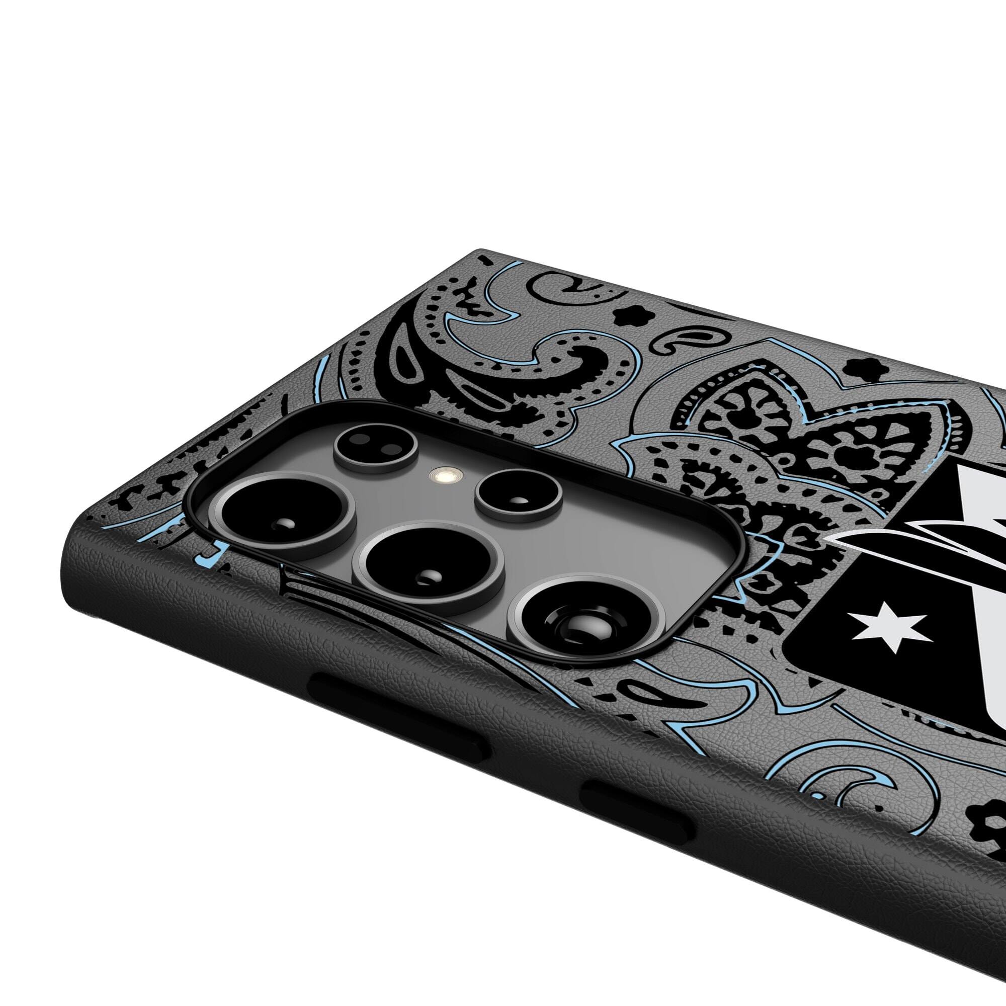 Alt View 3. Keyscaper - Black Minnesota United FC Galaxy Magnetic Bump Case - S24 Ultra - Black.