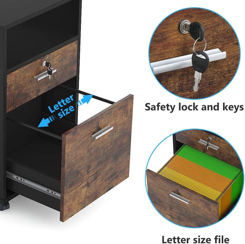 - Letter size
- Safety lock and keys
- Letter size file