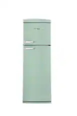 Front. Unique Appliances - 24 in. Wide Classic Retro 11 cu.ft. Top Freezer Refrigerator - Summer Mint Green.