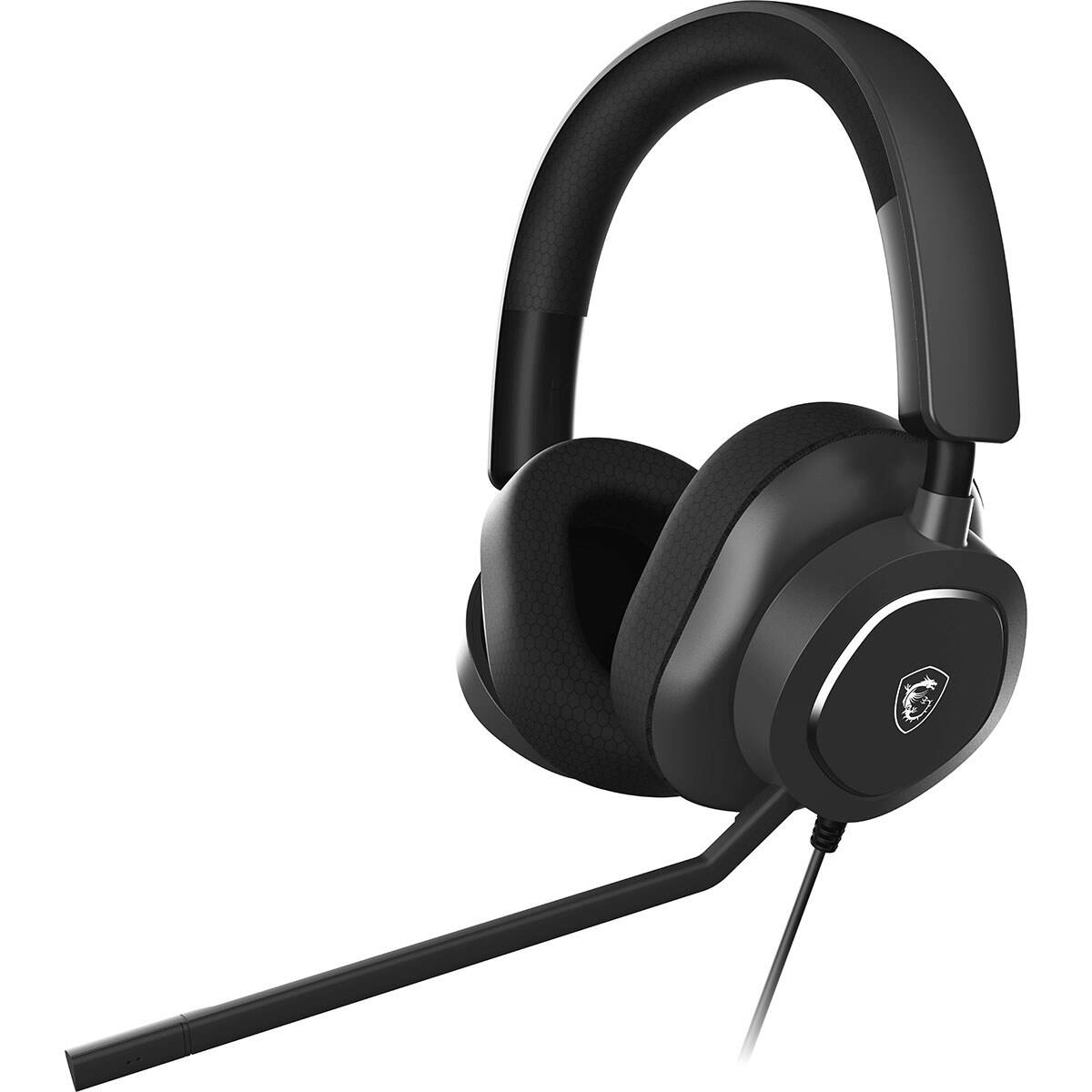 Alt View 3. MSI - MSI MAESTRO 300 Wired Closed-Back Over-Ear Gaming Headset - Red.