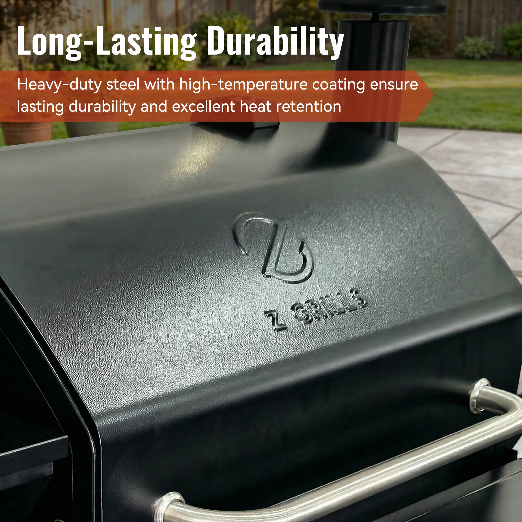 Long-Lasting Durability

Heavy-duty steel with high-temperature coating ensure lasting durability and excellent heat retention