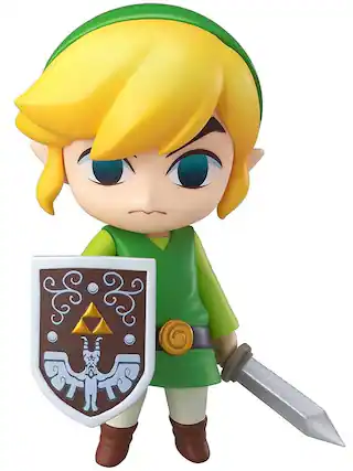 Front. Good Smile Company - Legend of Zelda: Wind Waker Link Nendoroid Action Figure.