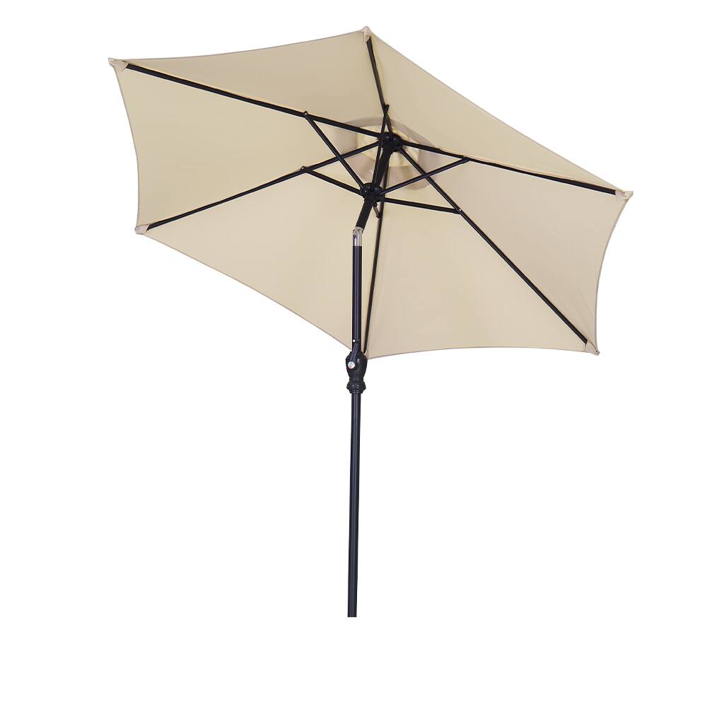 Left. Ainfox - Ainfox 7.5ft Patio Umbrella - Khaki.