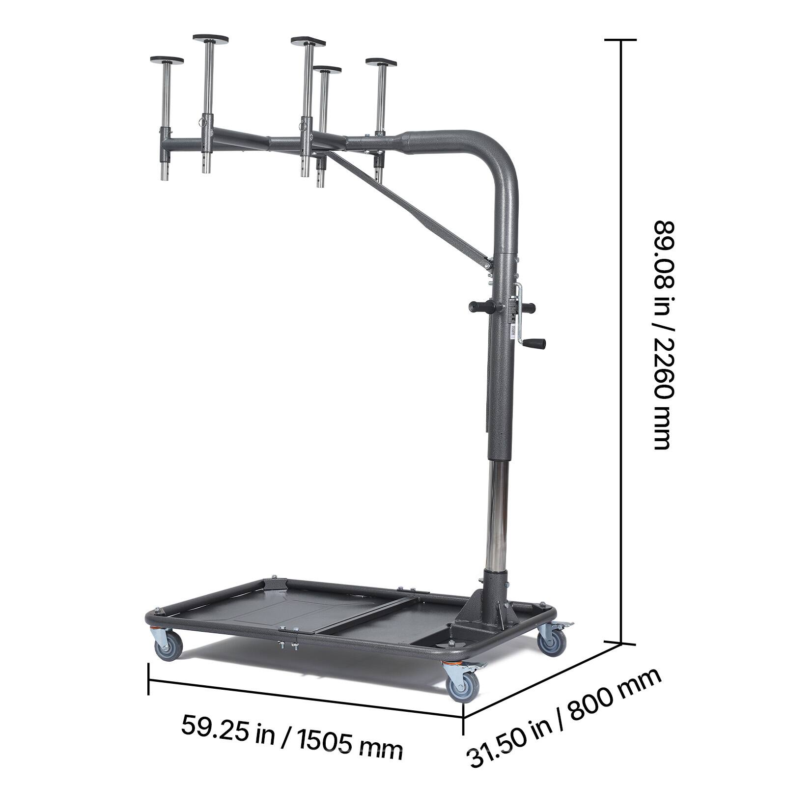 89.08 in / 2260 mm  
59.25 in / 1505 mm  
31.50 in / 800 mm
