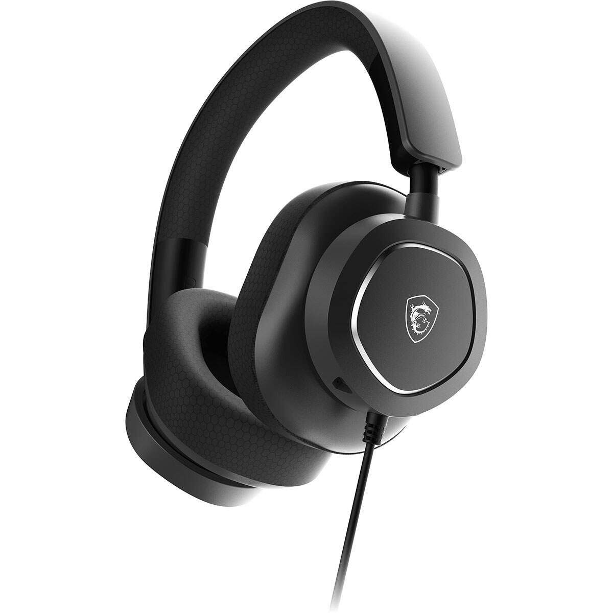 Alt View 1. MSI - MSI MAESTRO 300 Wired Closed-Back Over-Ear Gaming Headset - Red.