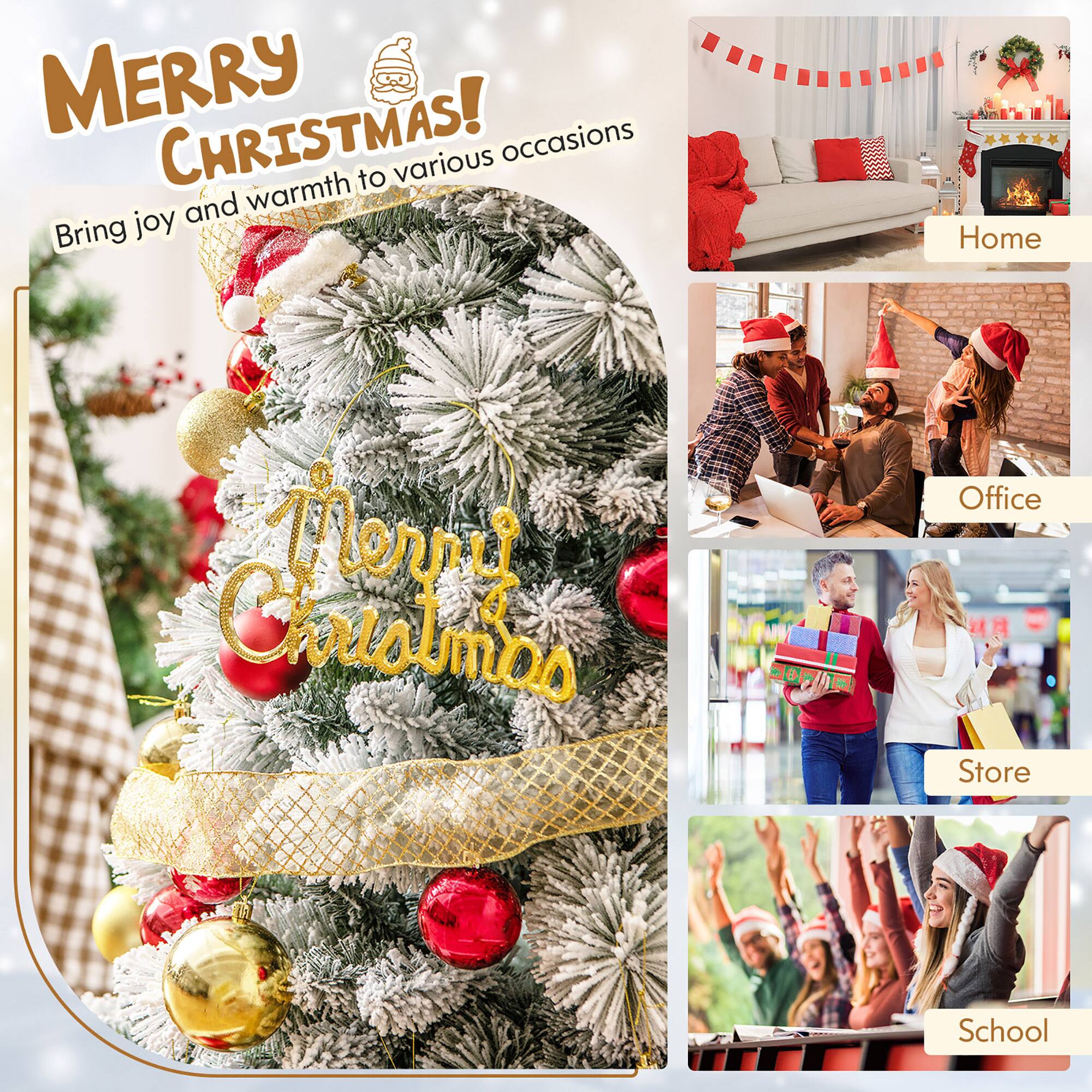 MERRY CHRISTMAS!  
Bring joy and warmth to various occasions  

Home  
Office  
Store  
School