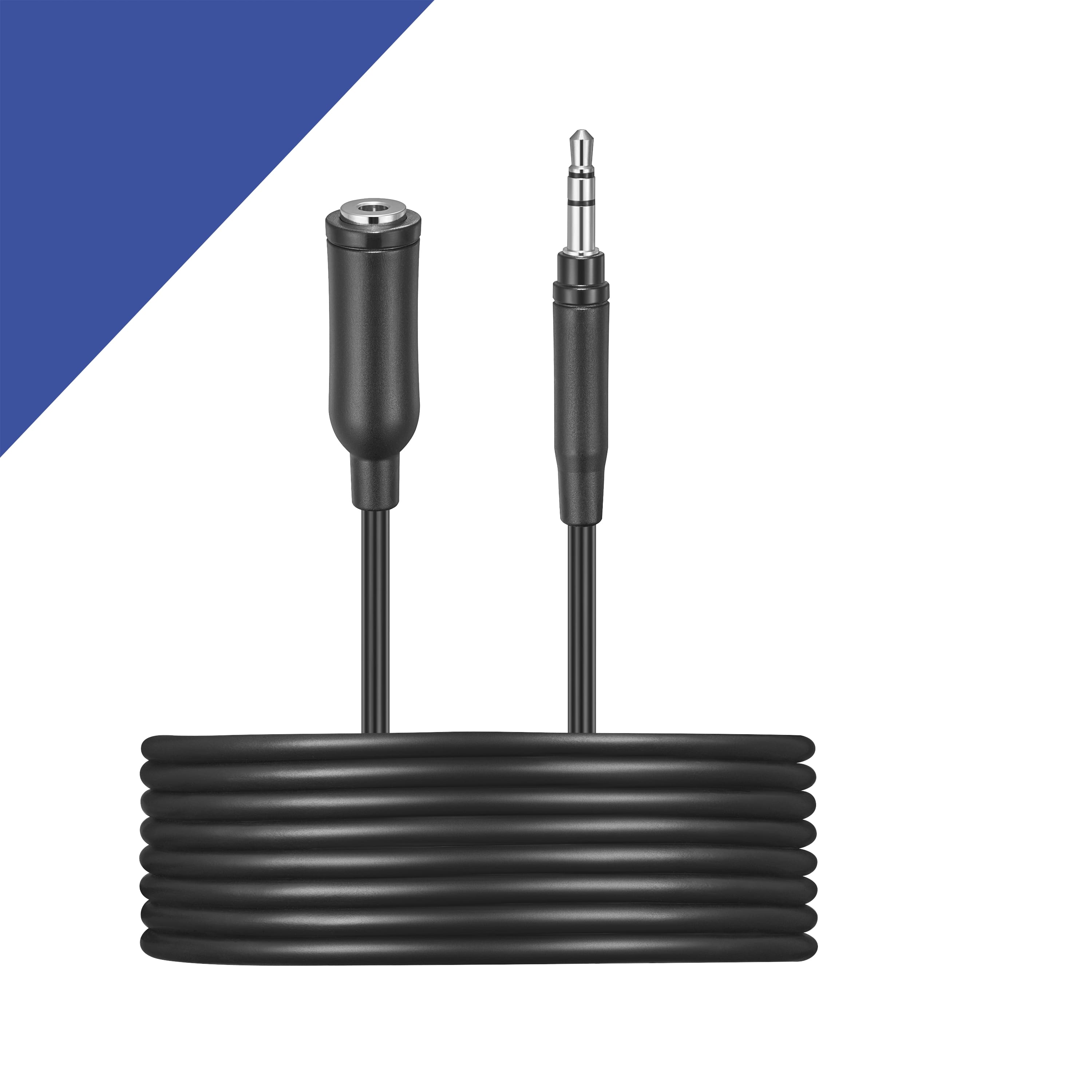Alt View 17. Best Buy essentials™ - 12' Headphone Extension Kit & Adapters - Black.