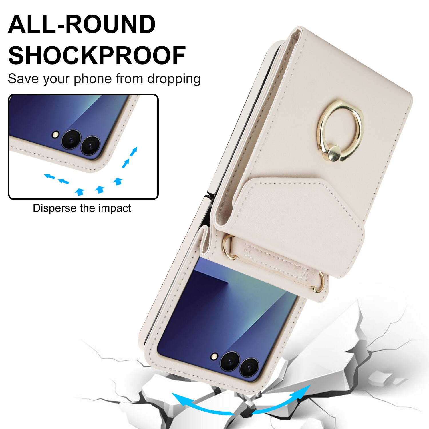 ALL-ROUND SHOCKPROOF  
Save your phone from dropping  
Disperse the impact