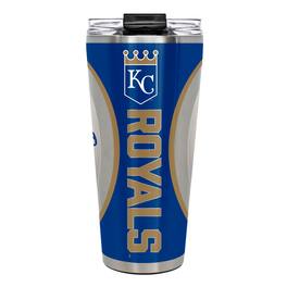 Great American Products - Kansas City Royals 32oz. Big Slim Game Ball Travel Tumbler - White