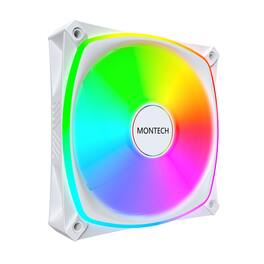 Montech - RX120 PRO RX120PW 120mm ARGB Fan, 1600PWM - White
