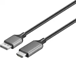 Insignia™ - 10 ft. DisplayPort to HDMI Cable - Black