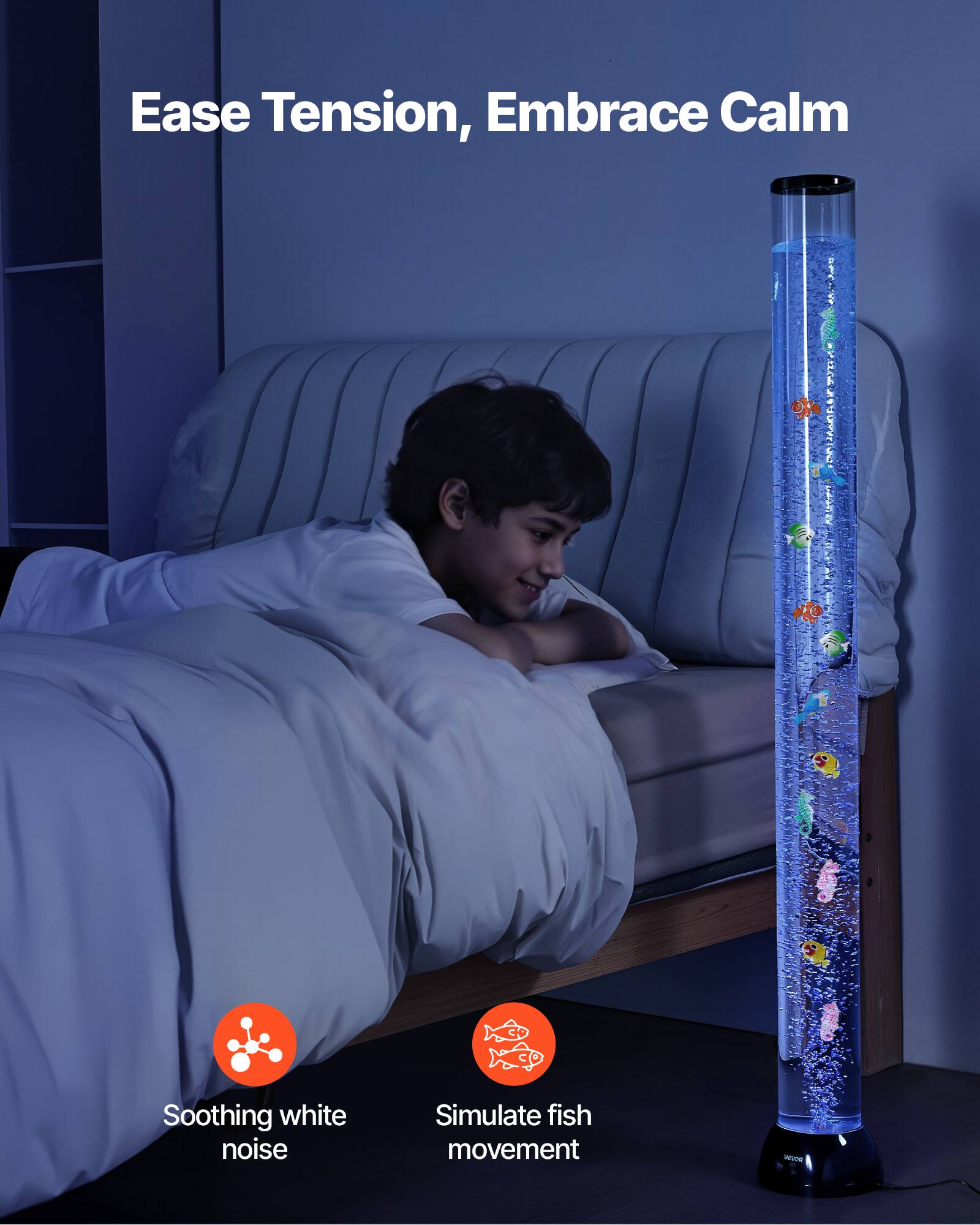 Ease Tension, Embrace Calm

Soothing white noise

Simulate fish movement