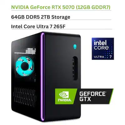 Alienware Aurora Gaming Desktop Intel Core Ultra 7 265F 64GB Alienware Aurora Gaming Desktop Intel Core Ultra 7 265F 64GB