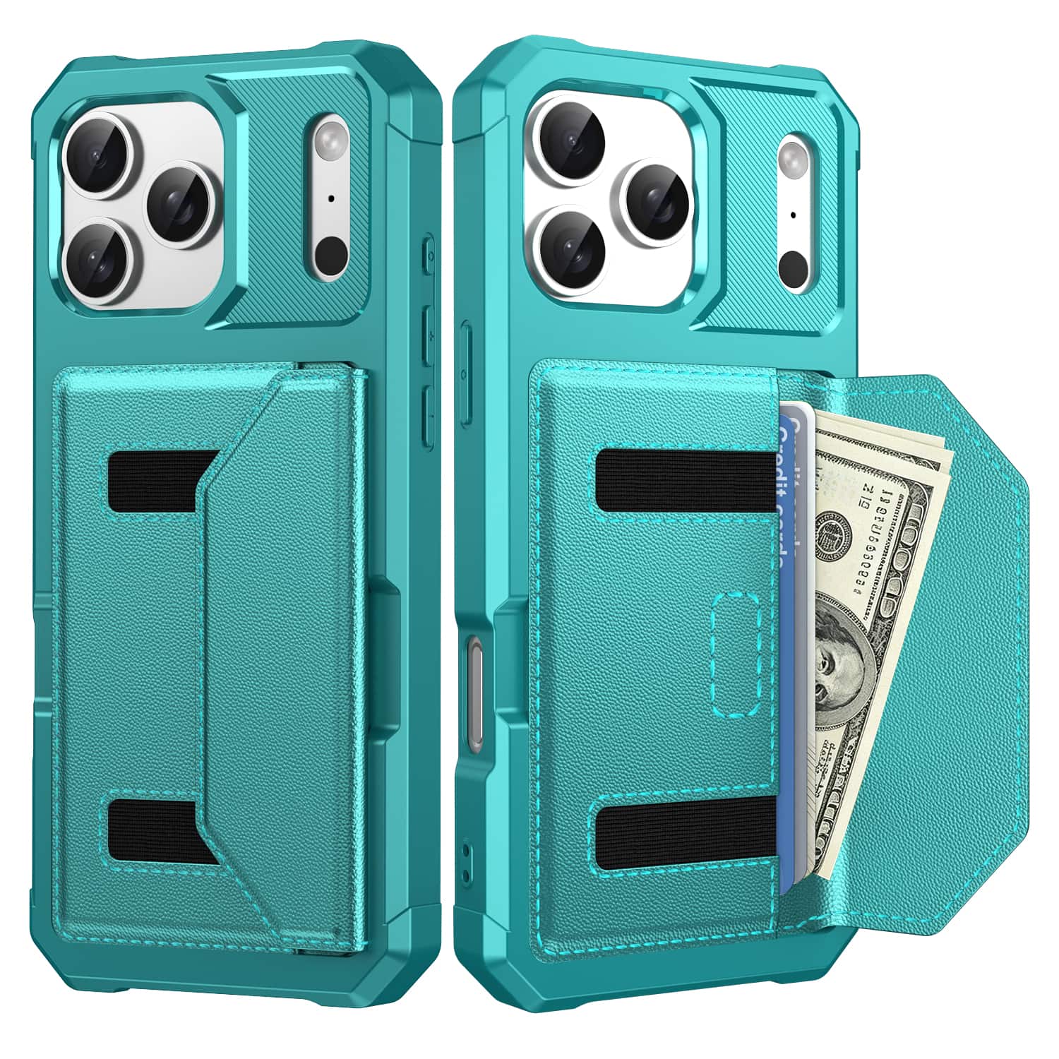 UUCOVER - Rugged Wallet Case for Apple iPhone 17 Pro Max with Card Holder Slot, Magnetic Closure, Shockproof PU Leather Cover - Green price history on PriceWatchPro