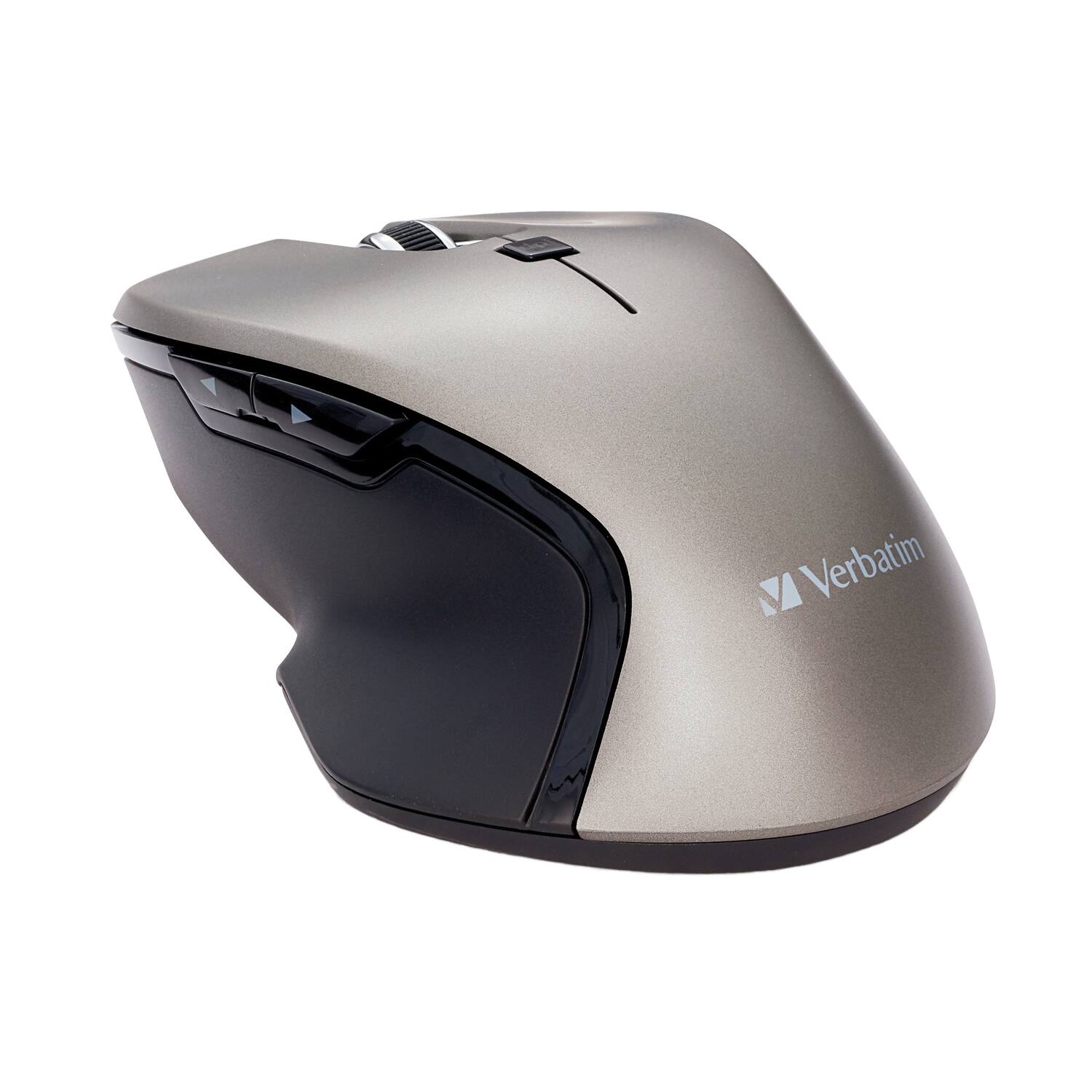 Alt View 8. Verbatim - Verbatim USB-C™ Wireless Blue LED Mouse - Graphite - Blue LED/Optical - Wireless - Radio Frequency - 2.40 GHz - Graphite.