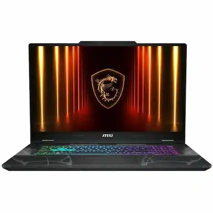 Front. MSI - MSI Cyborg 15 B2RW Cyborg 15 B2RWFKG-281US 15.6" Gaming Notebook - Full HD - 144 Hz - Intel Core 7 240H - 16 GB - 1 TB - Translucent Black.