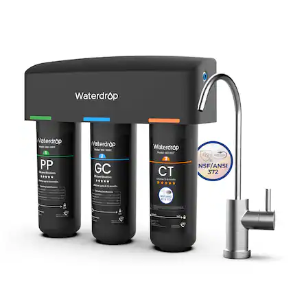 Waterdrop
Waterdrop - WO-10PP
PP
Efficient Filtration:
- Removes up to 99.99% of contaminants
- Lifetime up to 6 months
- Operating Specifications:
- Flow Rate: 1.5 GPM (5.7 LPM)
- Dimensions: 10.2 x 2.8 x 10.2 inches (26 x 7 x 26 cm)
- Weight: 1.2 lbs (0.54 kg)
Waterdrop - WO-DGC
GC
Efficient Filtration:
- Removes up to 99.99% of contaminants
- Lifetime up to 12 months
- Operating Specifications:
- Flow Rate: 1.5 GPM (5.7 LPM)
- Dimensions: 10.2 x 2.8 x 10.2 inches (26 x 7 x 26 cm)
- Weight: 1.2 lbs (0.54 kg)
Waterdrop - WD-10CT
CT
Lifetime up to 18 months
- NSF/