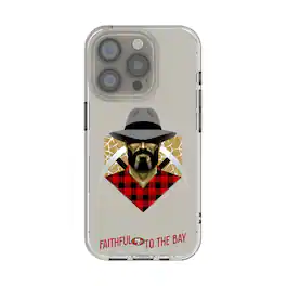 Keyscaper - NFL - San Francisco 49ers iPhone Clear Case - 14 Plus - Multicolor