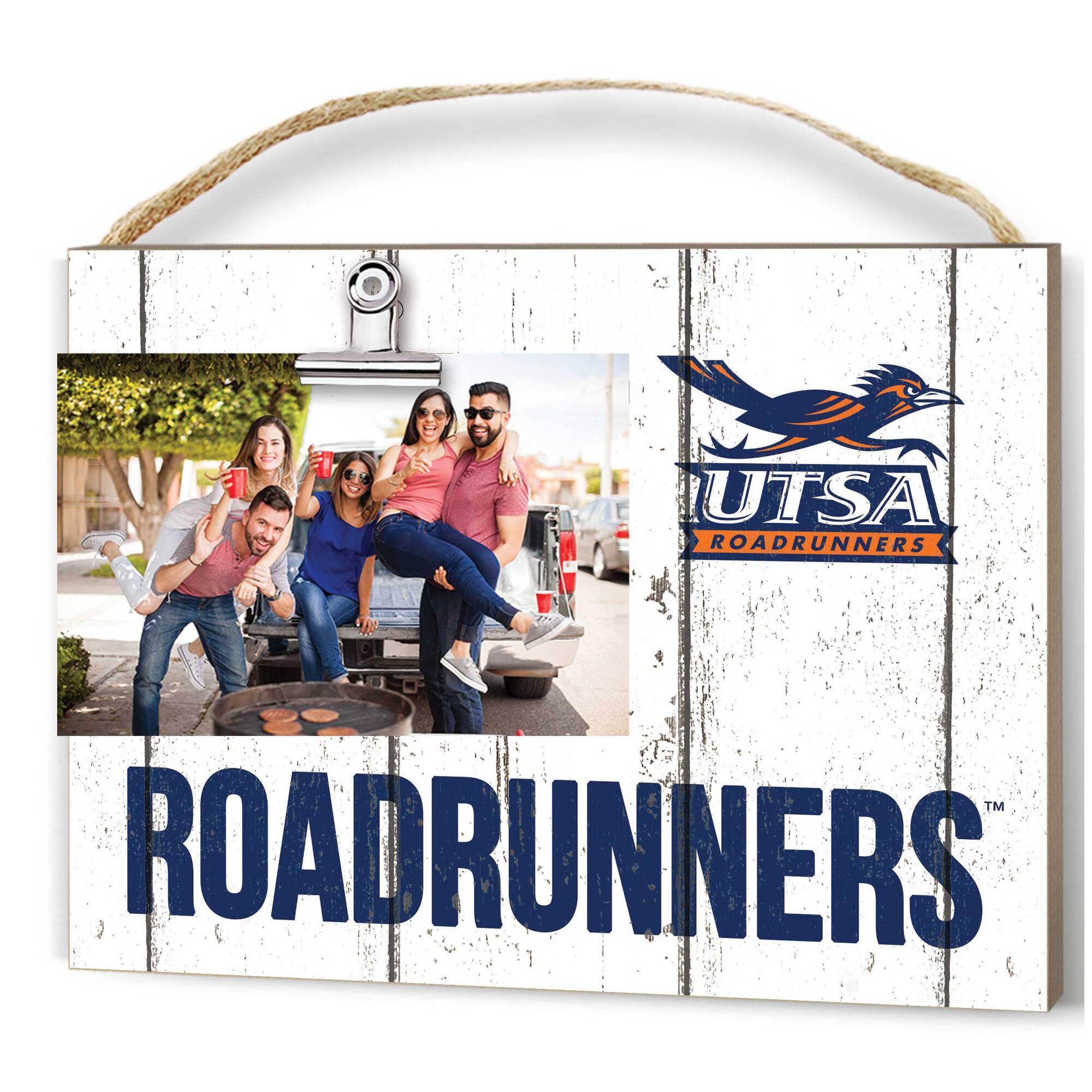 UTSA Roadrunners 8'' x 10'' Weathered Clip It Frame