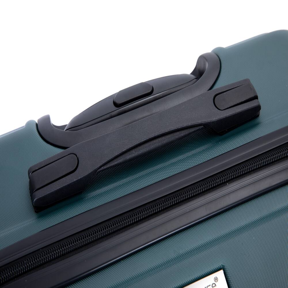 Alt View 10. Ropilly - Ropilly 3 Piece Luggage Set ABS Hard Shell Suitcase Set with Spinner Wheels Lightweight Travel Luggage Dark Green - Dark Green.
