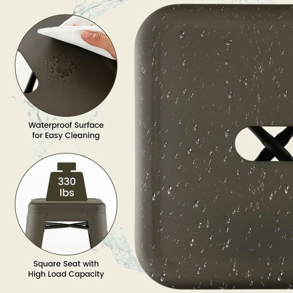Waterproof Surface for Easy Cleaning  
330 lbs X Square Seat with High Load Capacity