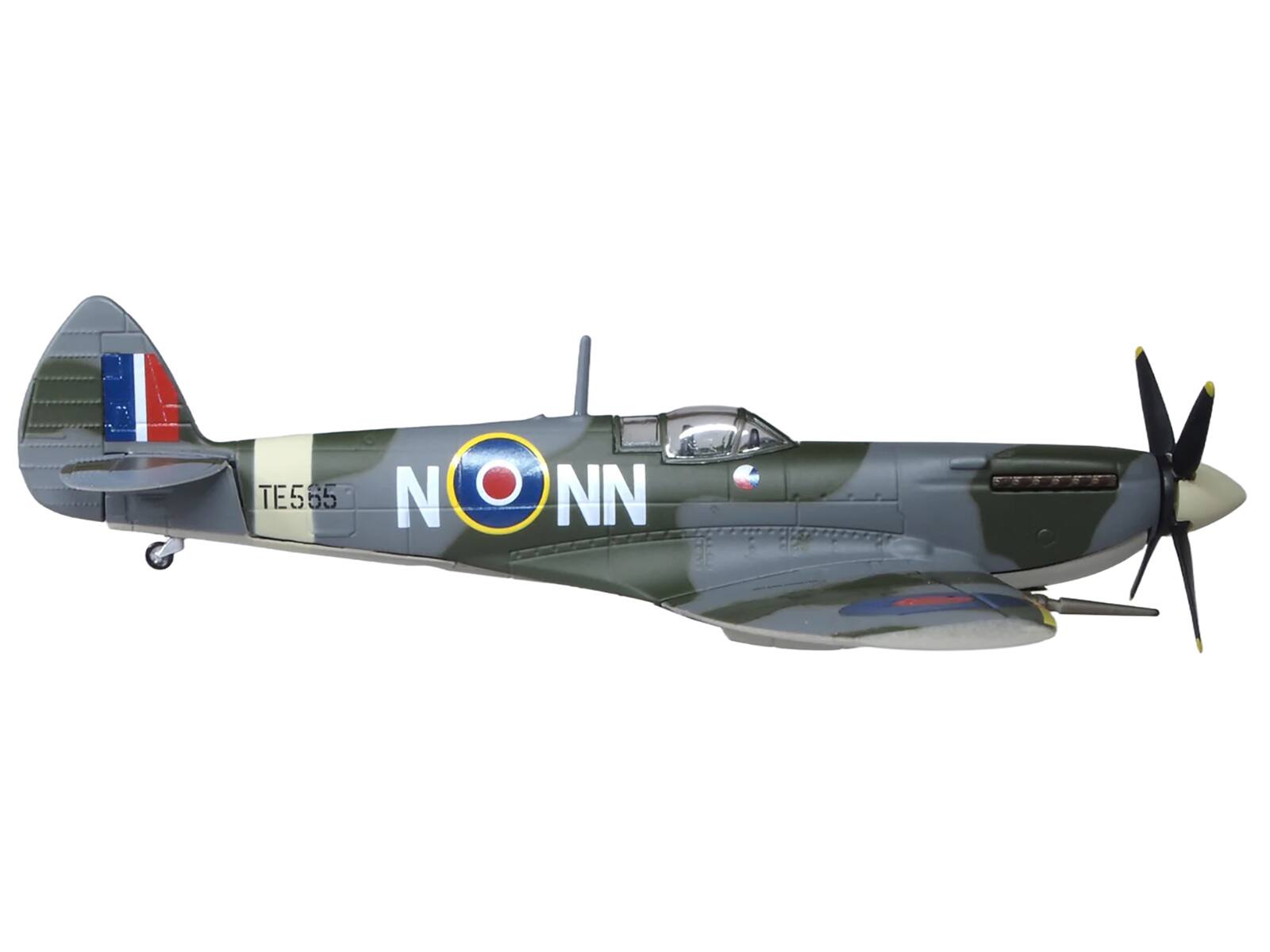 Alt View 2. Oxford Diecast - Supermarine Spitfire LF MK IXe Fighter Aircraft "Fighter Squadron, RAF Manston" 1/72 Diecast Model Car by Oxford Diecast.