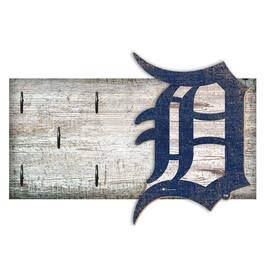 Fan Creations - Detroit Tigers 6" x 12" Mounted Key Holder - Multicolor