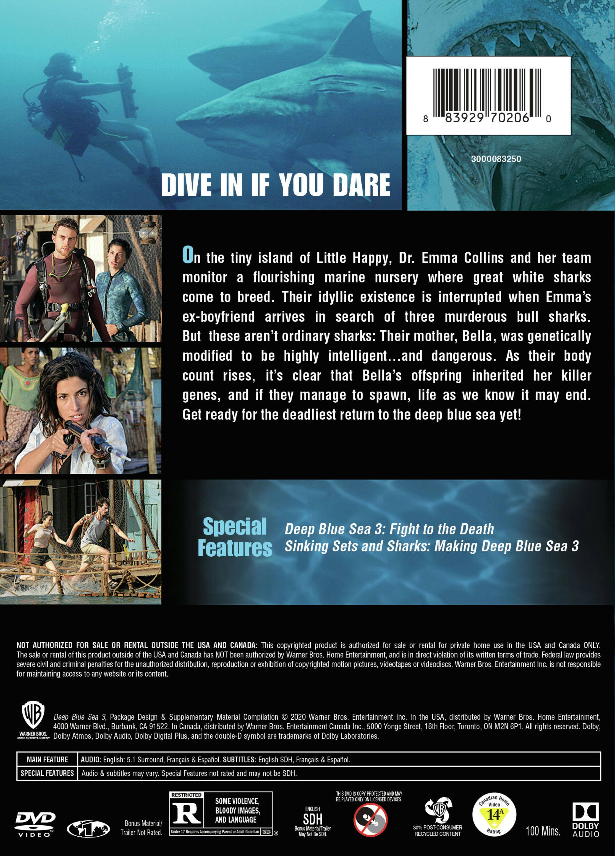 Angle. Deep Blue Sea 3 [DVD].