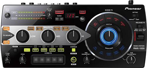 Front. Pioneer - DJ Remix Station - Black.