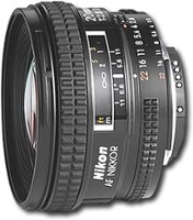 Nikon - AF Nikkor 20mm f/2.8D Wide-Angle Lens - Black - Angle_Zoom