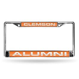 Rico Industries - Clemson Tigers Alumni Chrome Metal Laser Cut License Plate Frame - Multi