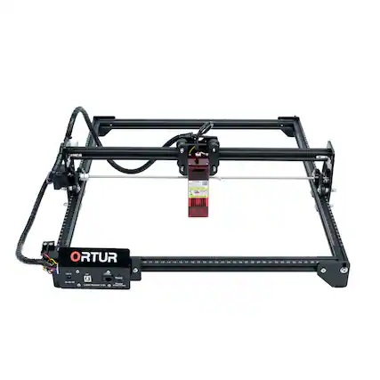 Front. Ortur - Ortur-LaserMaster2 S2SF 5.5W DiodeLaserEngraver,Cutter-Black.