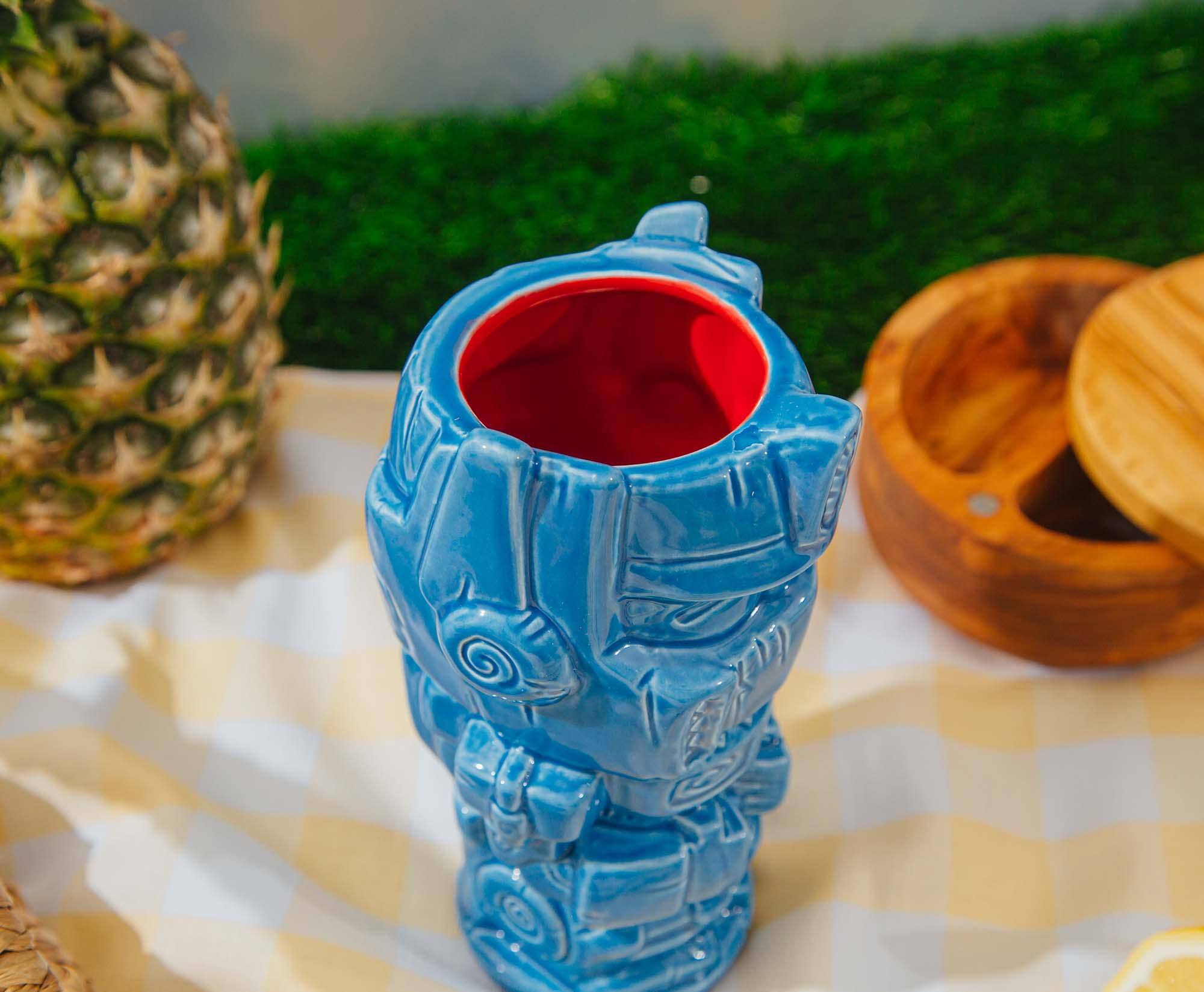 Alt View 4. Transformers - Geeki Tikis Transformers Optimus Prime Ceramic Mug | Holds 18 Ounces - Blue.