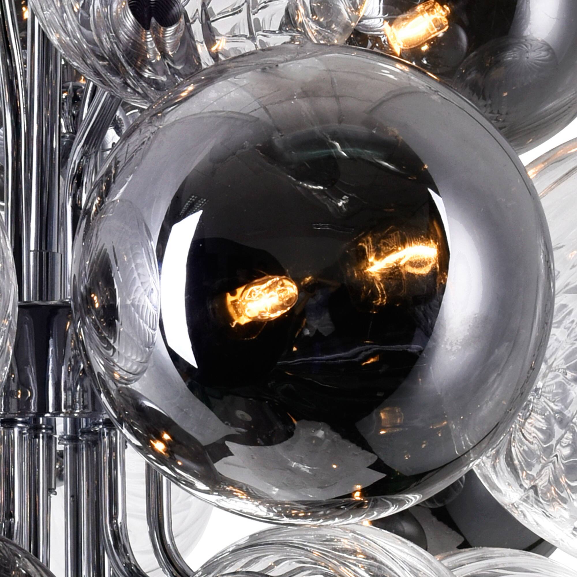 Alt View 1. CWI Lighting - Pallocino 15 Light Chandelier With Chrome Finish - Chrome.