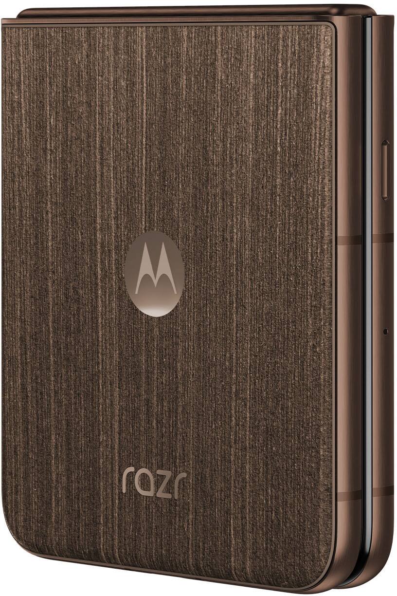 Alt View 9. Motorola - razr ultra 2026 512GB (Unlocked) - PANTONE Cocoa.