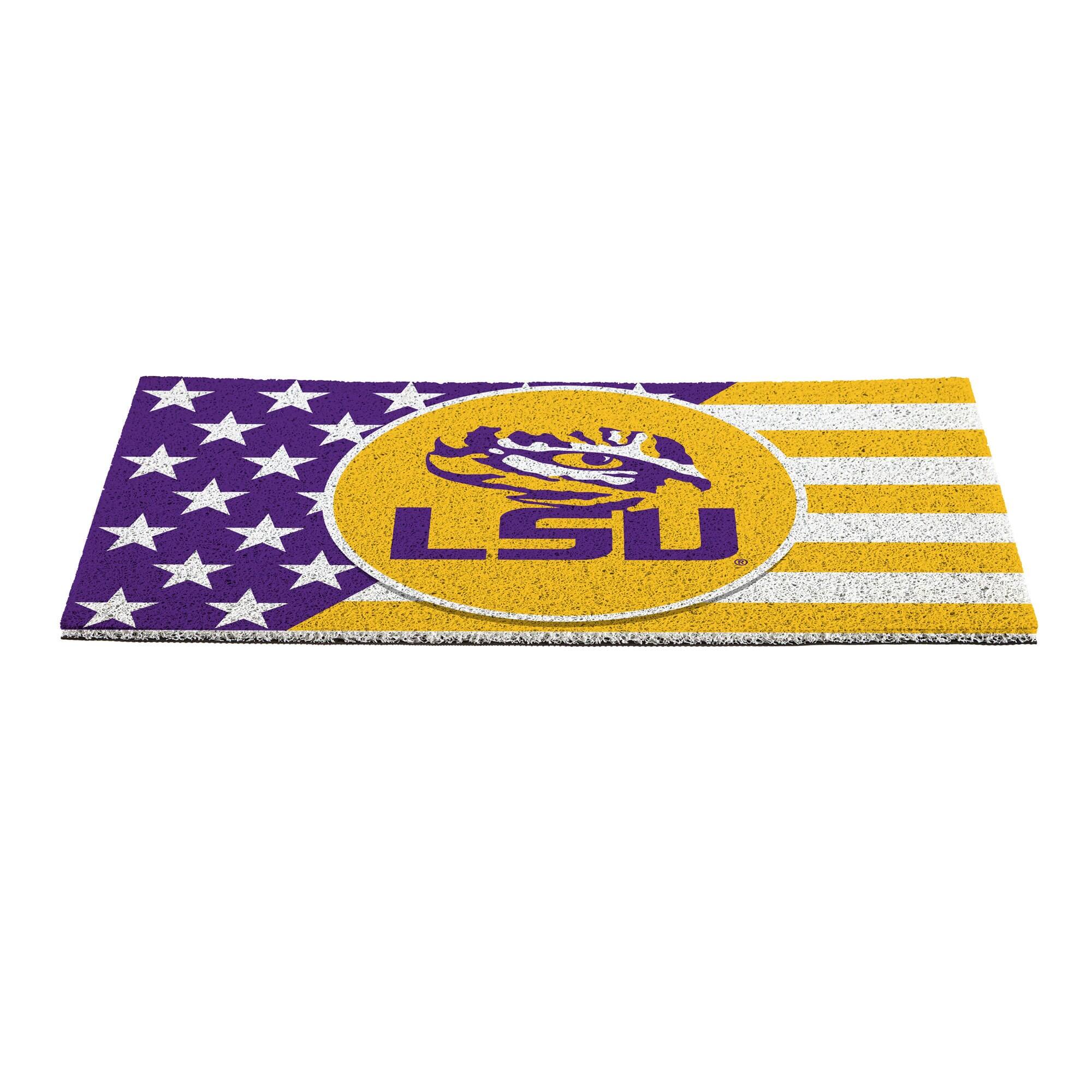 Alt View 1. Evergreen Enterprises - LSU Tigers 16" x 28" Stars & Stripes Patriotic Turf Mat - Multicolor.