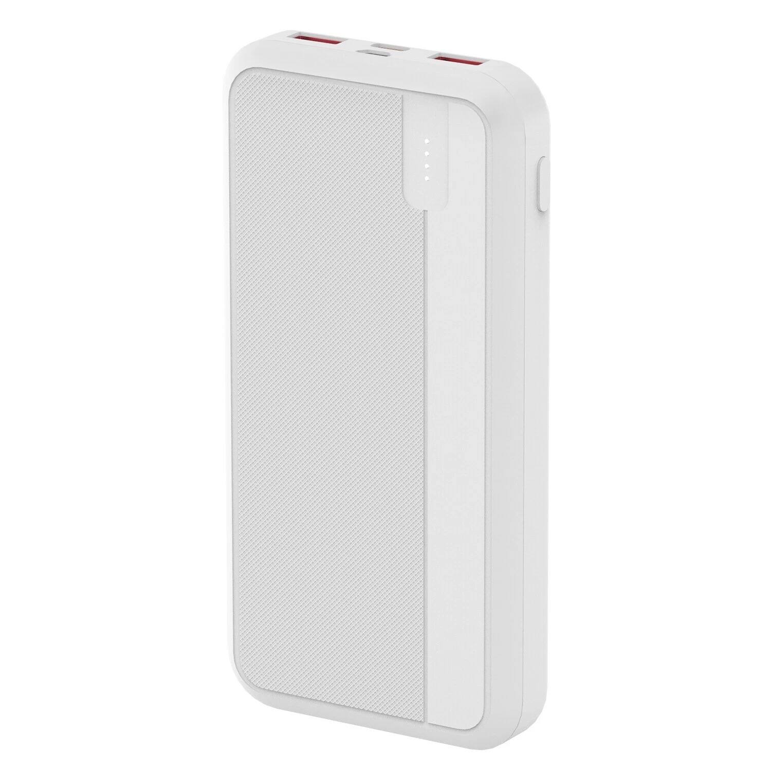 Angle. Stock Preferred - PD 22.5W USB-C Portable Charger Power Bank Battery 20000mAh – White - White.