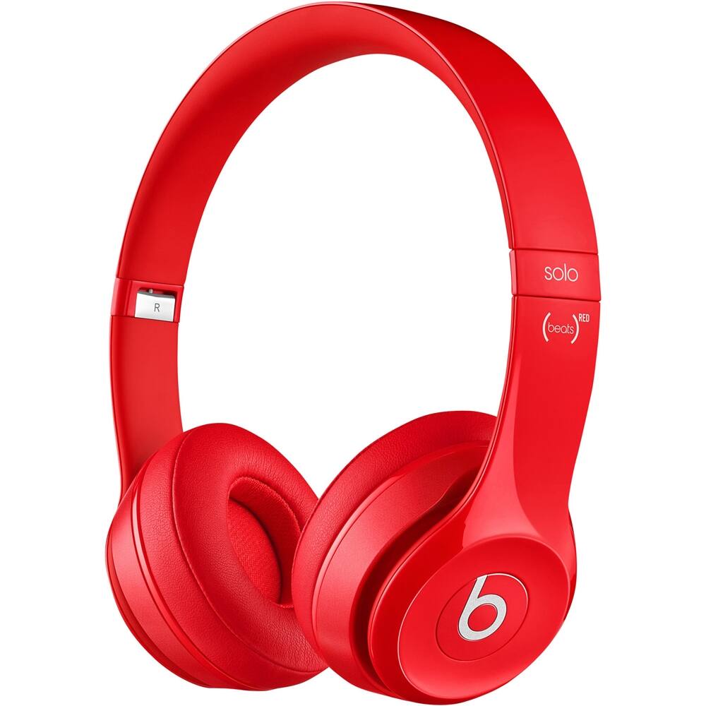 Best Buy Beats Solo2 OnEar Headphones Red MHCF2AM/A