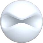 Bluelounge CableDrop Mini - 9-Pack Cable Management Clips (2 Pack Total 18 Pieces) - White