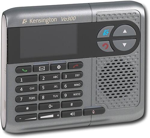 Angle Standard. Kensington - USB Internet Speakerphone for Skype VoIP.