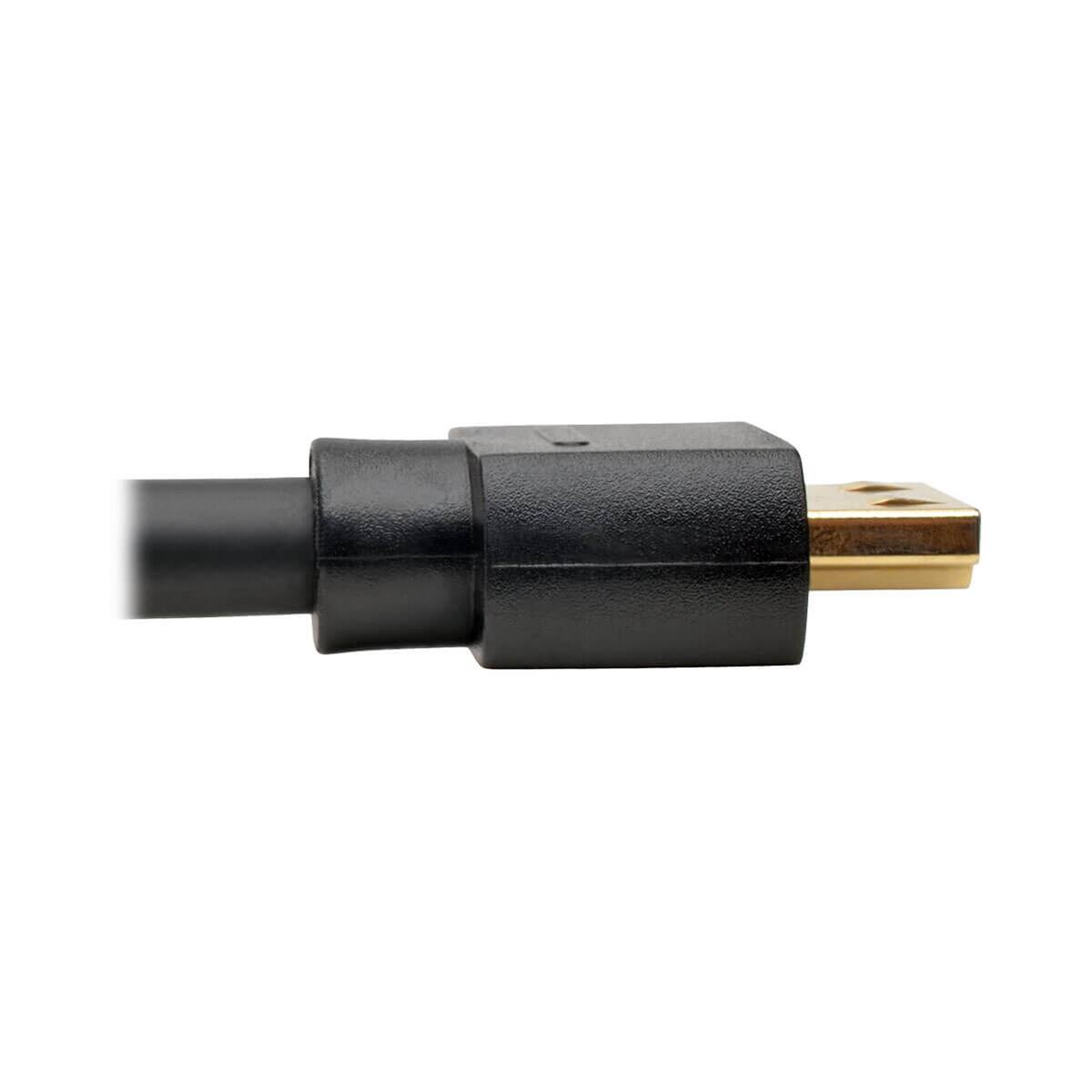 Alt View 4. Tripp Lite - Tripp Lite 6' 4K DisplayPort 1.2 to HDMI Active Adapter Cable, TAA, Black.