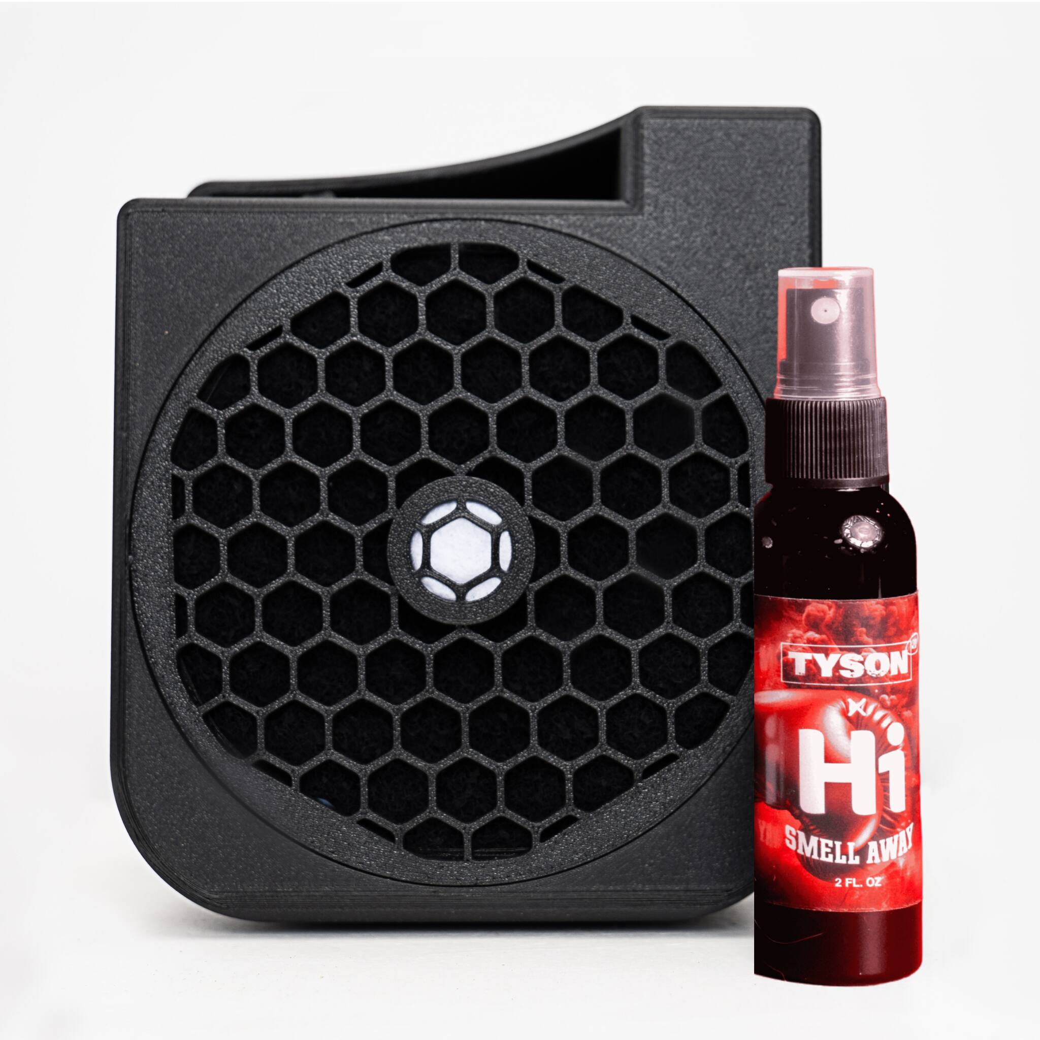 TYSON  
Hi  
SMELL AWAY  
2 FL OZ