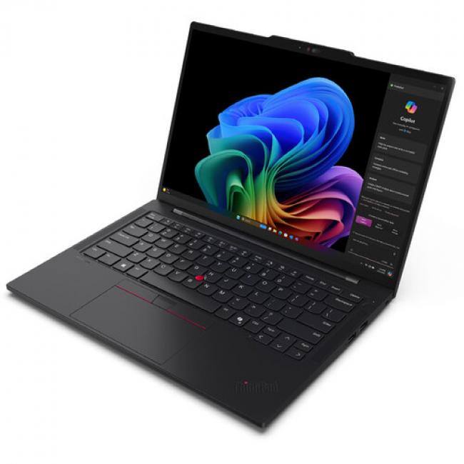 Alt View 5. Lenovo - Lenovo ThinkPad T14s Gen 6 Notebook 14" Snapdragon X Elite 32GB RAM 1TB SSD Eclipse Black - Eclipse Black.