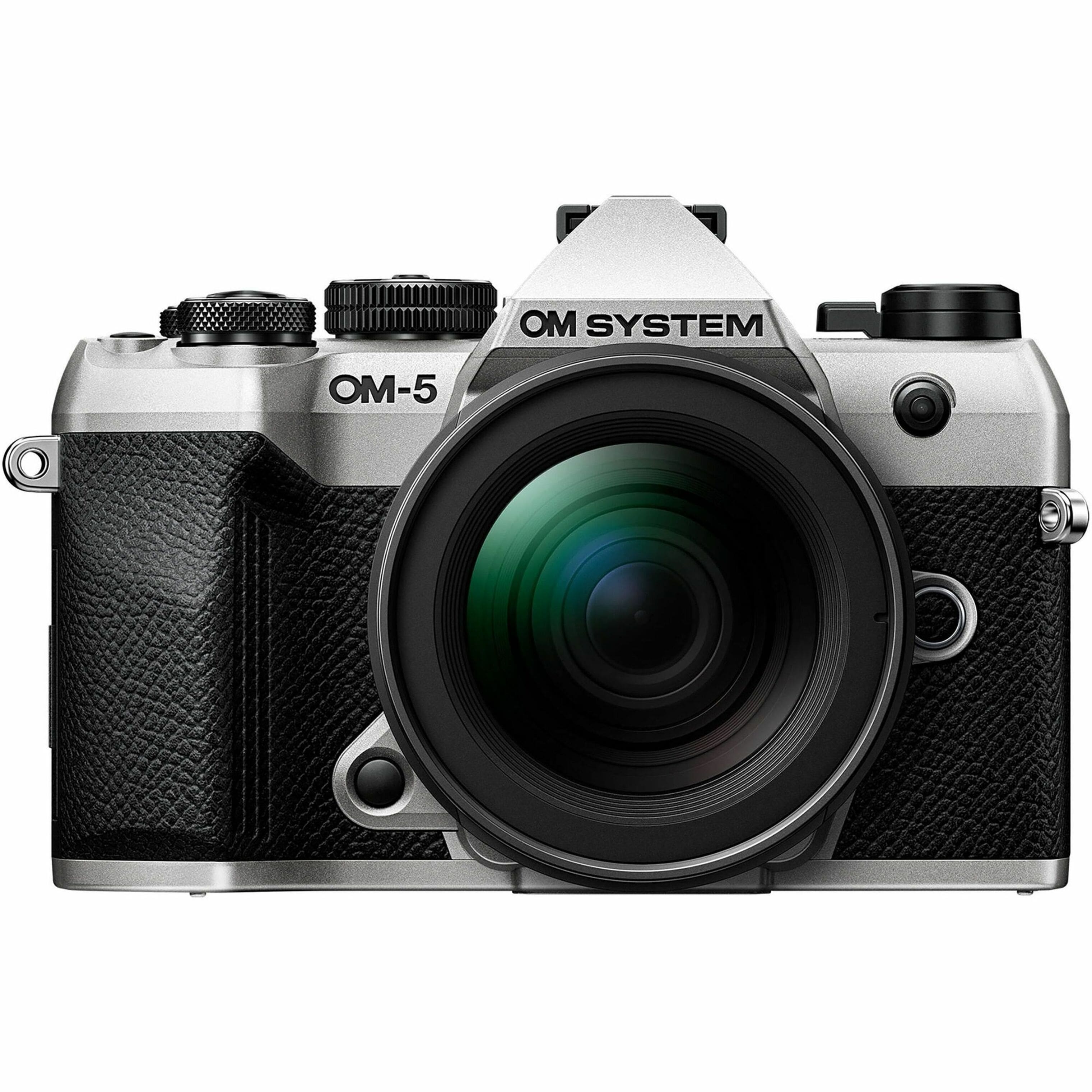Olympus - V210071SU000 4K Video Mirrorless Camera with Lens - Silver